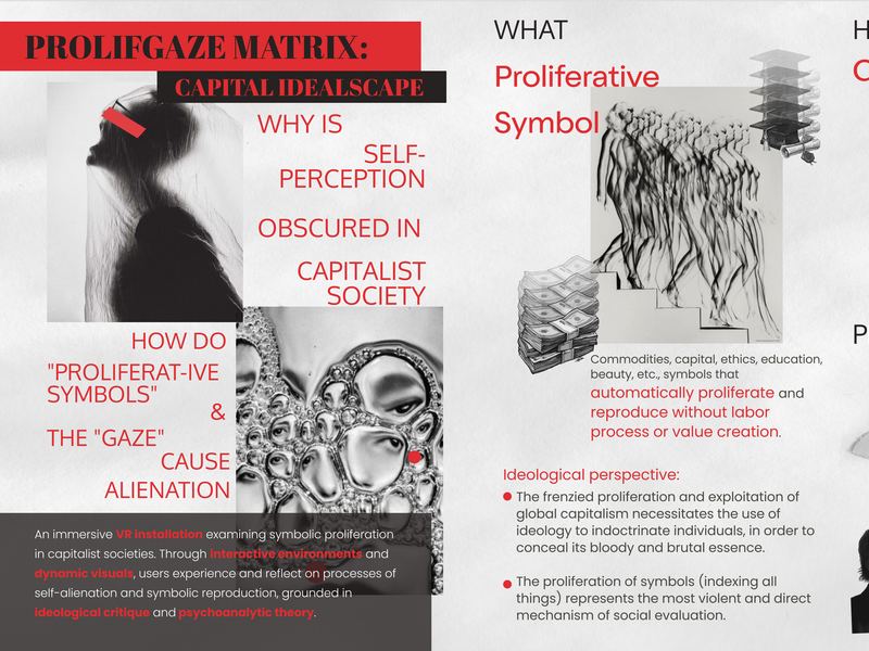 ProlifGaze Matrix installation, portfolio opening page